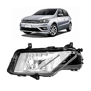 Farol Auxiliar milha farolete VW Gol G8 2018/2022 Saveiro G7 2017/2022 e Voyage G8