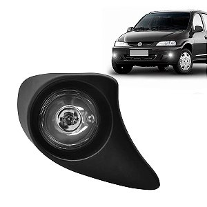 Farol Auxiliar milha GM Celta 2000 a 2006 com moldura