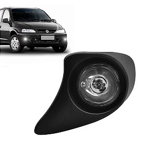 Farol Auxiliar milha GM Celta 2000 a 2006 com moldura