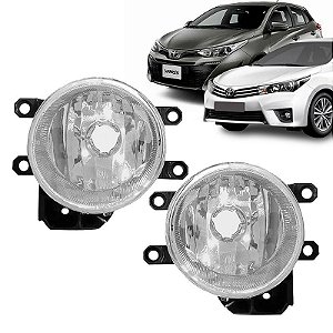 Par Farol Auxiliar milha Toyota Corolla 14/19 e Yaris 18/22