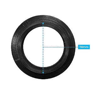 Gaxeta Flange 100mm para Tanques Cisternas e Reservatórios