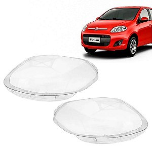 Par Lente de farol Fiat Palio 2012 a 2017