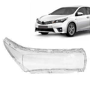Lente de farol Toyota Corolla 2014 a 2017