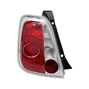 Lanterna Traseira Fiat 500 2008 a 2015 Rubi/Cristal modelo Sport
