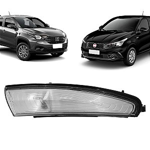 Pisca do Retrovisor Argo/Cronos 2018/... Strada 2020/...