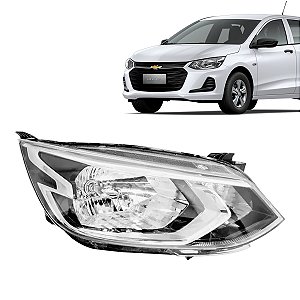 Farol Manual sem Led Cromado GM Onix 2020/2023