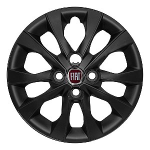Calota Aro 14 Fiat Mobi modelo 2021 2022 preta fosca