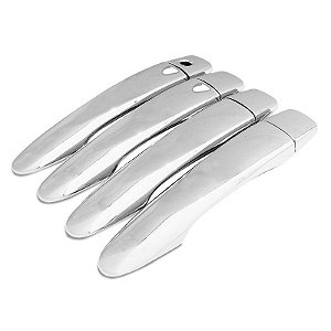 Aplique Cromado de Maçanetas Nissan Kicks com Keyless 2017/2022