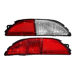 Par Lanterna Traseira Para-Choque Fiat Toro 2015/2023 Punto 2007/2012 Luz de Ré e Antineblina
