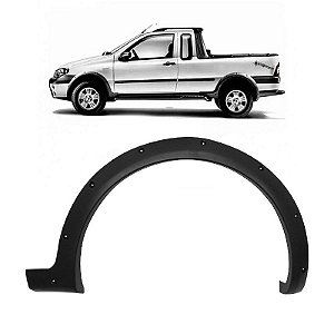 Moldura Vão de Roda Fiat Strada Trekking/Adventure 2005/2008 Dianteira