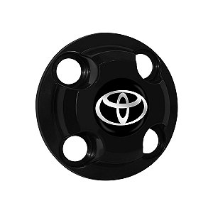 Calota Central New Cap emblema resinado Toyota Preto