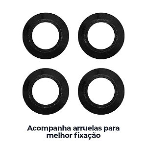 Calota Central New Cap emblema resinado Peugeot Preto