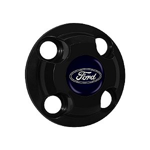 Calota Central New Cap emblema resinado Ford Azul