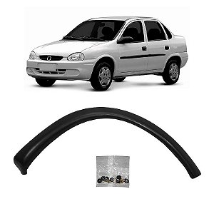 Moldura Vão de Roda GM Corsa Sedan Waggon Pick-up 1996/2010 Dianteira