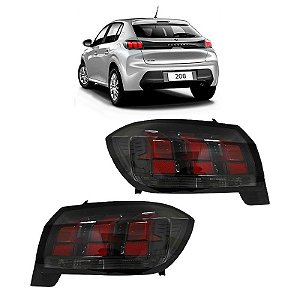 Par Lanterna Traseira Peugeot 208 2020 a 2023 Original