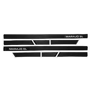 Kit Borrachão Friso Lateral GM Marajó SL 2 portas 1983/1986