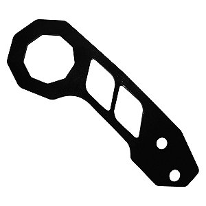 Gancho Engate Traseiro Tow Hook Alumínio Universal Preto