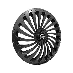 Jogo Calota Esportiva Aro 14 Twister Graphite emblema NIssan
