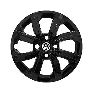 Calota Aro 14 Volkswagen VW Gol G7 2019 2020 Preta Brilhante