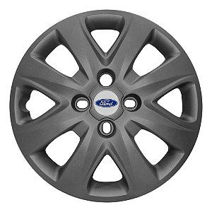 Calota Aro 14 Ford Ka Hatch 2015 Até 2018 Grafite Fosca