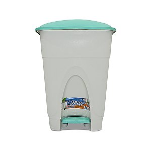 Lixeira 17 Litros Com Pedal Tampa Verde