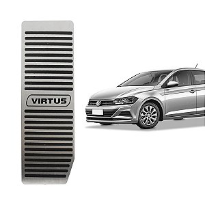 Descanso De Pé Aço Inox Escovado VW Virtus 2017 a 2022