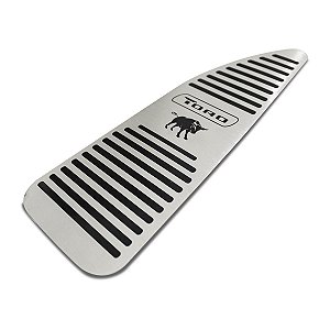 Descanso De Pé Aço Inox Escovado Fiat Toro 2016 / 2024