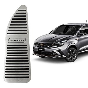 Descanso De Pé Aço Inox Escovado Fiat Argo 2018 / 2024