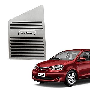 Descanso De Pé Aço Inox Escovado Toyota Etios 2012/2021