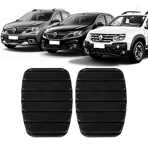 Par Capa Pedal Freio E Embreagem Sandero Logan Duster Oroch
