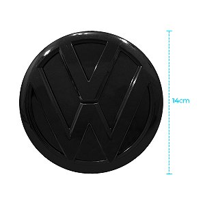 EMBLEMA DE GRADE T-CROSS SEM ACC /PASSAT/JETTA/GOLF - BLACK PIANO