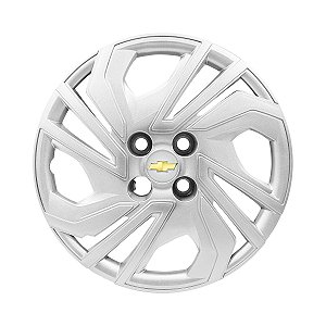 Calota Aro 15 Prata Onix 2023 2024 Emblema Resinado