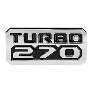 Emblema Tampa Traseira Toro Turbo 270 Ano 2021/2024 Cromado