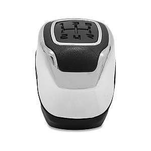 Bola De Câmbio Mobi Palio Siena Strada Uno Preta Com Cromado