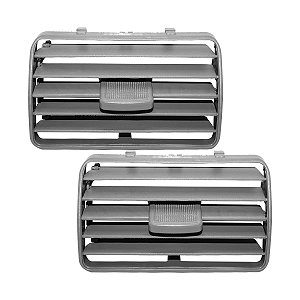 PAR DIFUSOR DE AR PAINEL GOL/PARATI/SAVEIRO G3 99 a 05 CINZA