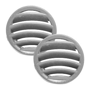 PAR DIFUSOR DE AR SUPERIOR MERIVA 03/12 VECTRA 06/12 CINZA