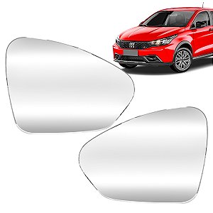 Par Lente de Retrovisor Argo e Cronos 2017/... Convexo