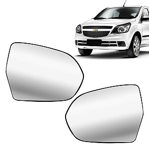 Par Lente de Retrovisor Agile 2009/2016 Montana 2011/2020 Convexo