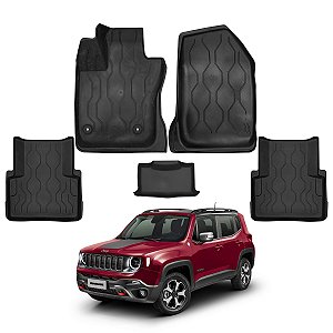 Jogo Tapete Bordas Elevadas Jeep Renegade 2015 Até 2025