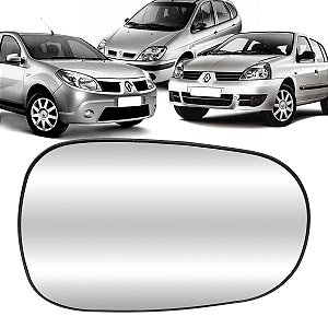 LENTE DE RETROVISOR CLIO/SCENIC/SANDERO/LOGAN 96/09 CONVEXO