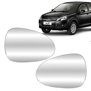 Par Lente De Retrovisor Jac Motors Jac 3 (J3) Convexo