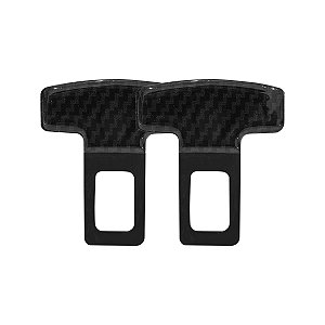 Par Fivela Fecho Engate Cinto De Segurança Erro Bipe Carbono