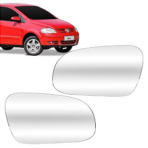 Par Lente De Retrovisor Vw Fox 2003 até 2010 Envelopado