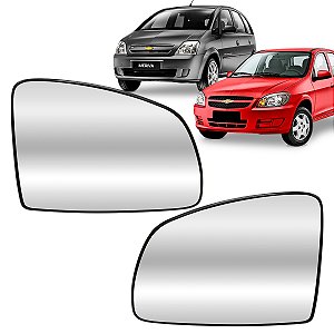 Par Lente Retrovisor Meriva 03/12 Celta 07/15 Prisma 07/12
