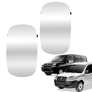 Par Lente De Retrovisor Doblo 2001/2021 Envelopado Bilateral