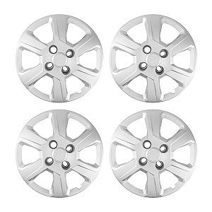 Jogo Calota Aro 15 Gm Montana 2011 Até 2020 Prata