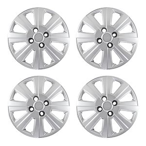 Jogo Calota Aro 14 Agile 2010 2011 2012 2013 Prata