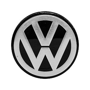 Calota Centro Miolo De Roda Binno 56mm Com Emblema Vw