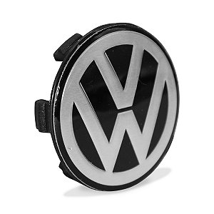 Jogo Calota Central Roda Binno 56mm Com Emblema Volkswagen