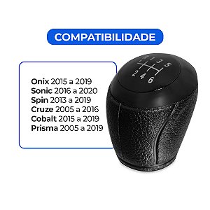 Bola Manopla De Cambio 6 Marchas Onix Prisma Spin Cobalt Sonic